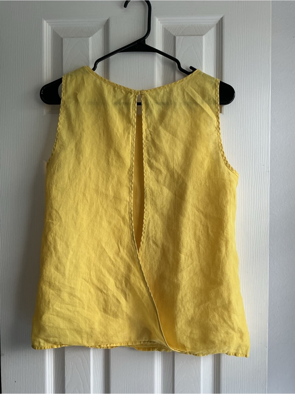 Michael Kors Bright Yellow Linen Tank Top - Picture 4 of 9